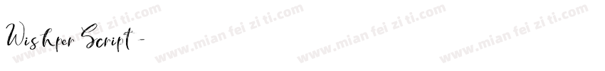 Wishper Script字体转换